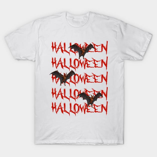 Repeated Halloween T-Shirt by Mkt design